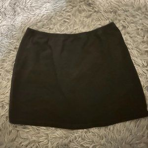 Brandy Melville black short cotton skirt, one size